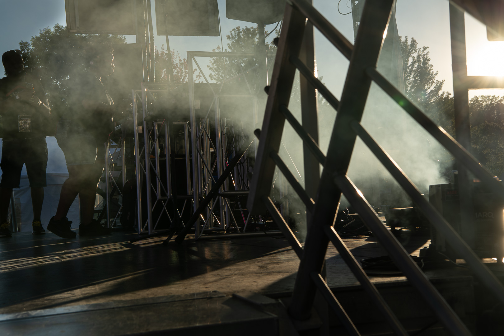 Musiq Soulchild on stage at Festival Park