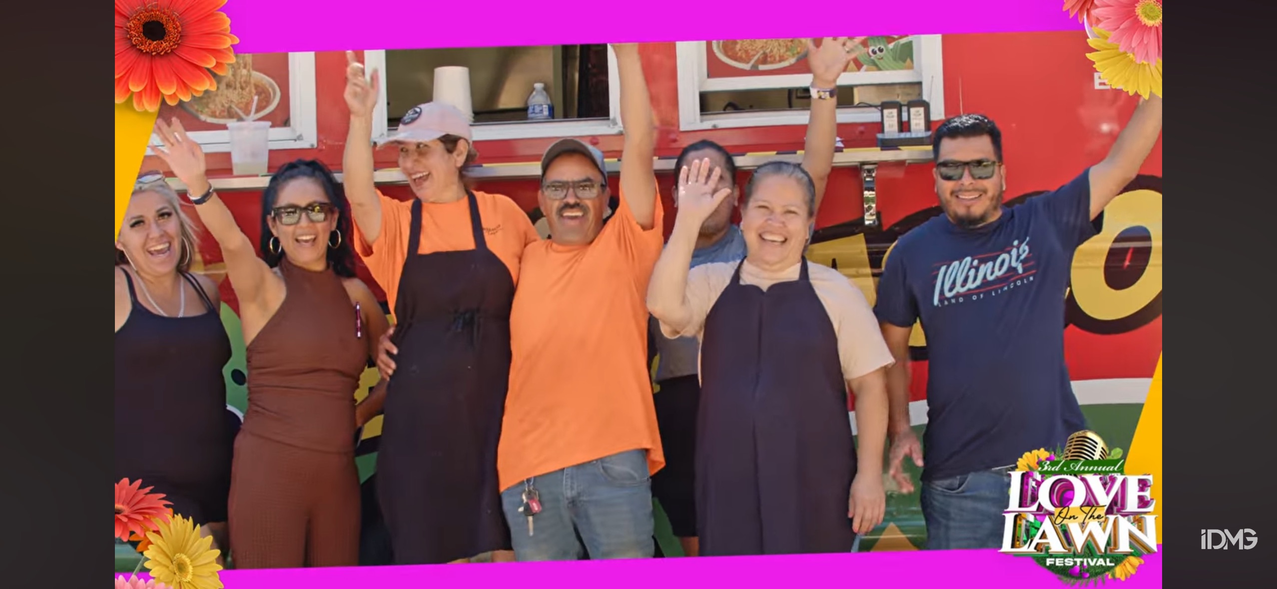 Kids getting face painting