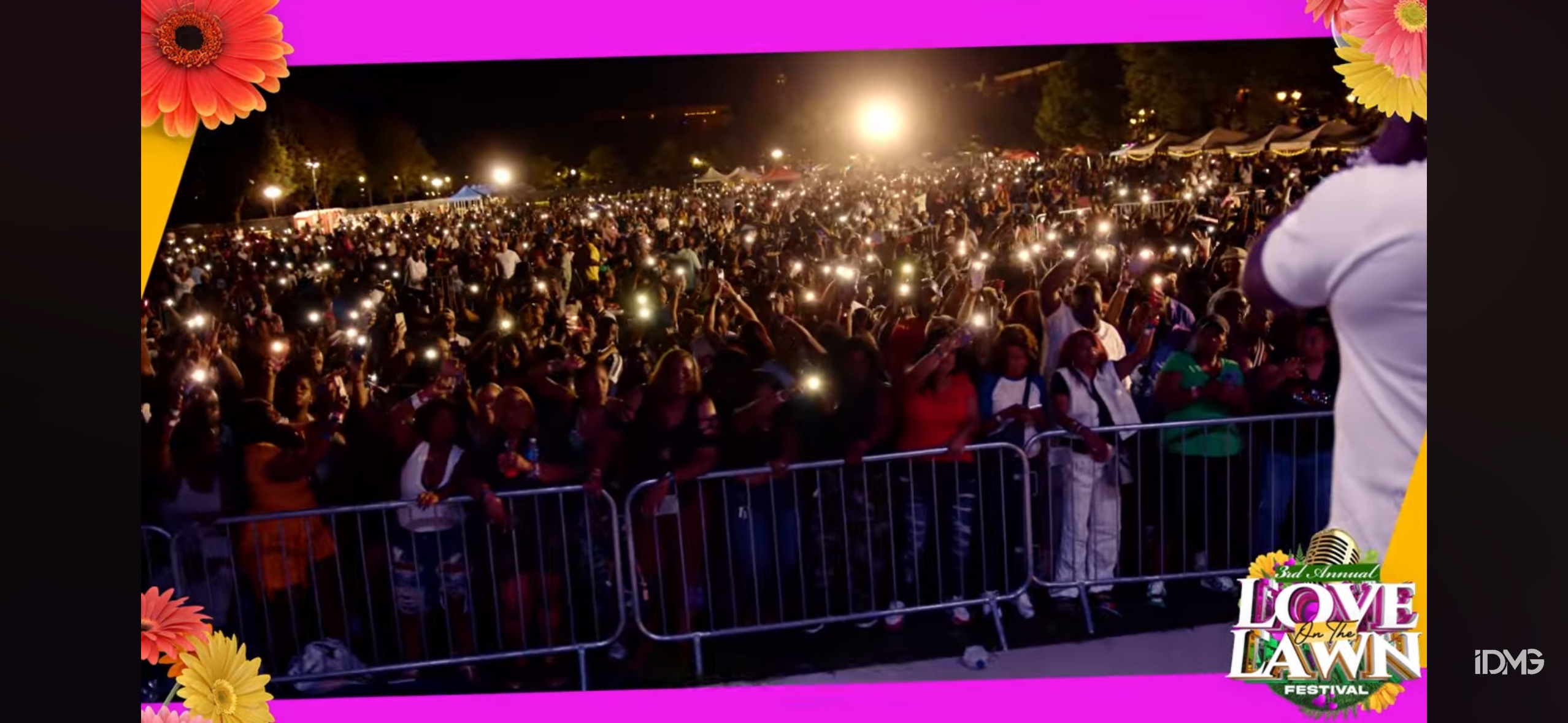 Food truck crew waving and smiling