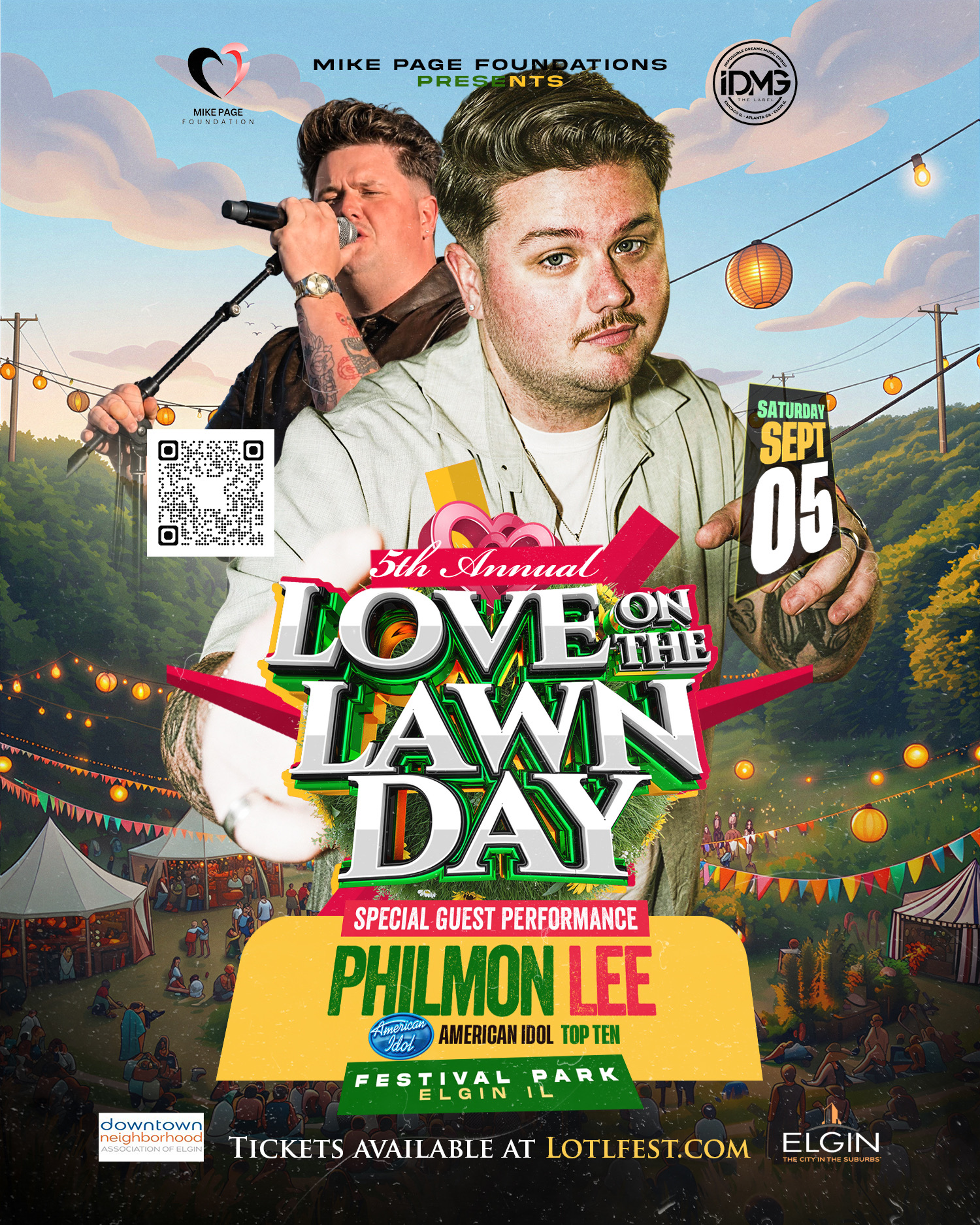 American Idol Top 10 Philmon Lee at Love On The Lawn Day 2026