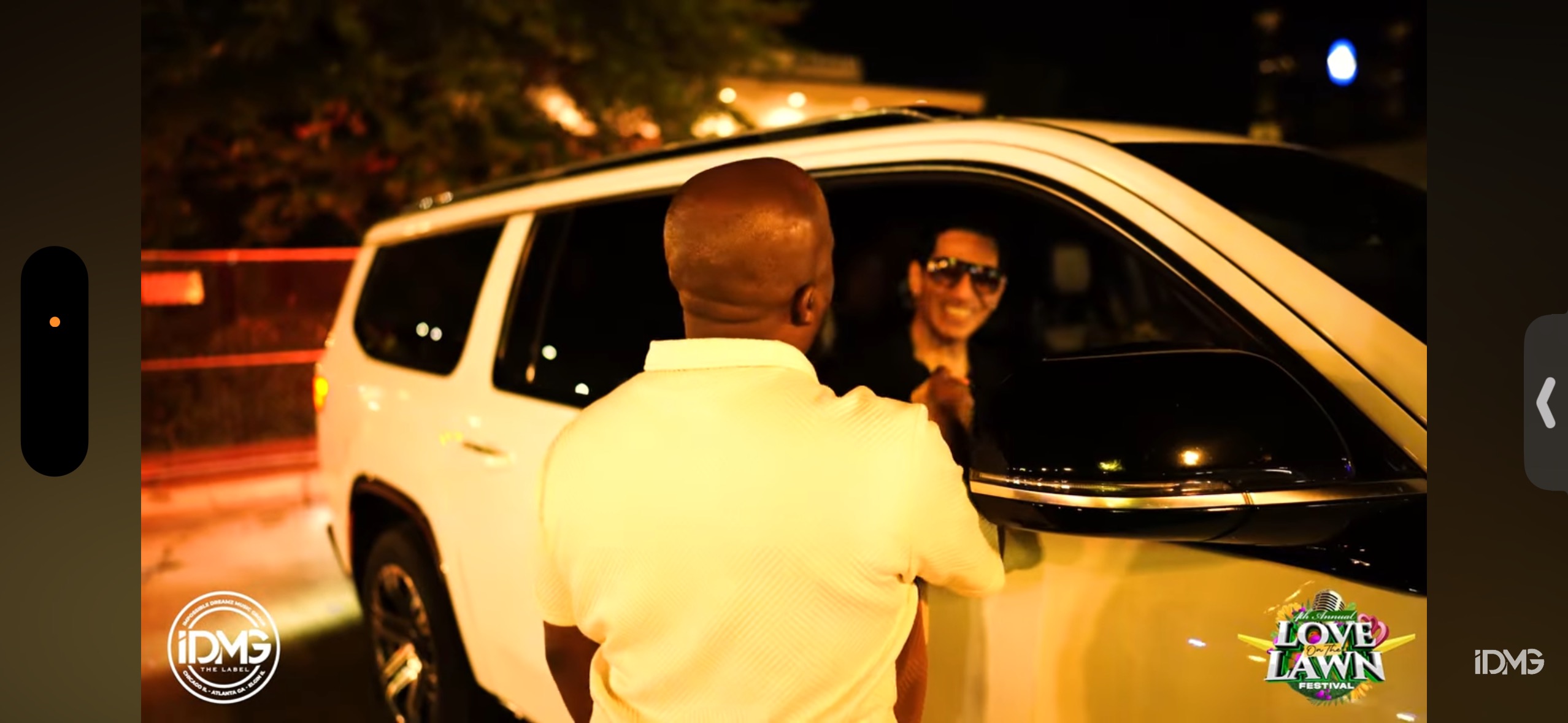 VIP arrival greeting at LOTL night