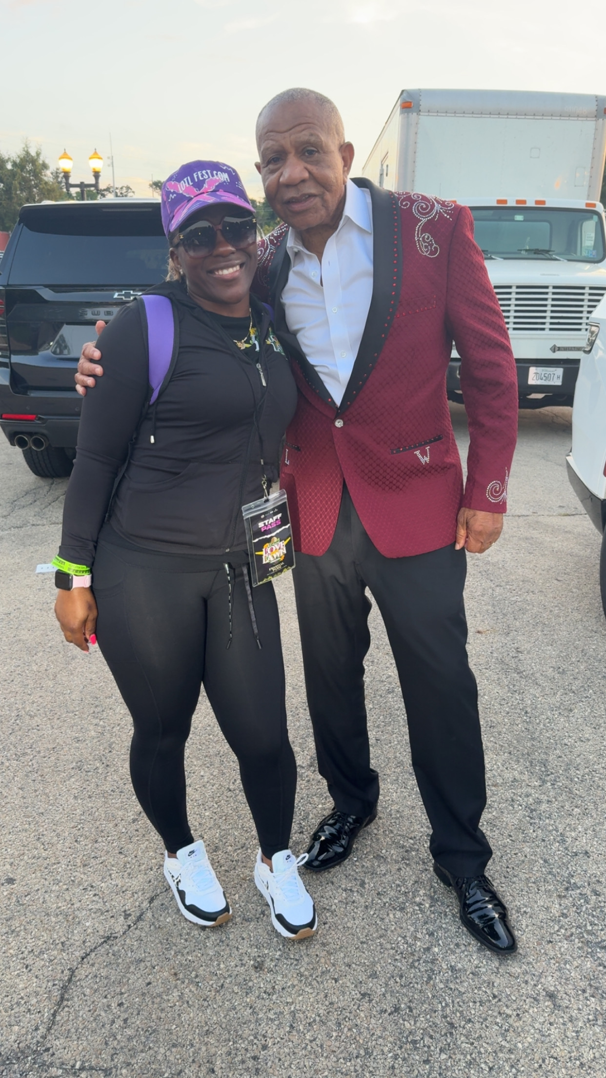 VIP backstage with the headliner