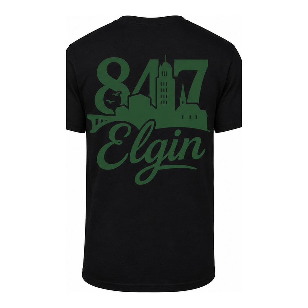 847 Elgin Tee (Back), Black